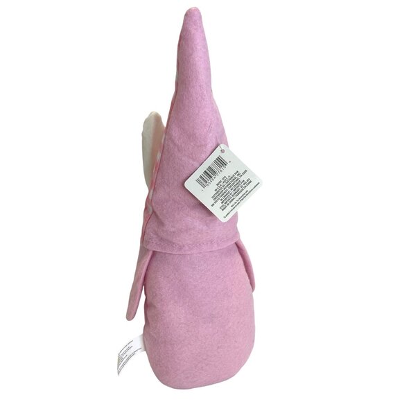 Holiday Easter Gnomes Plush Set 2 Rabbit Bunny Ears Sequin Hat Pink Pastel NWT - Picture 3 of 8
